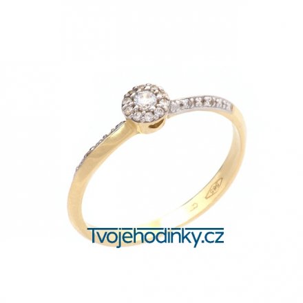Jemný zlatý prsten KO-226811910