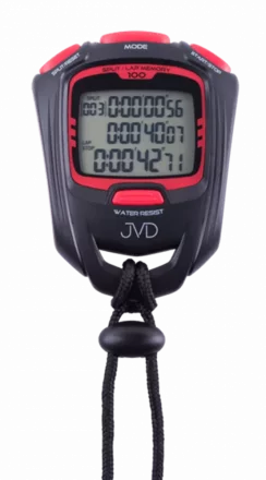 Profesionální digitální stopky 100 mezičasů JVD ST82