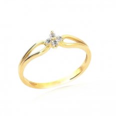Zlatý prsten s kamínky KO-226811742Z55