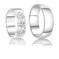 Pánský stříbrný snubní prsten 044M925-038M925