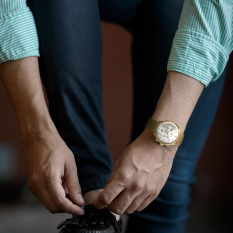 LAVVU Pánské hodinky CHRONOGRAPH NORRLAND s vodotěsností 100M  LWM0232