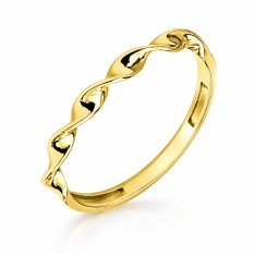MINET Elegantní zlatý prsten JMG0418WGR52