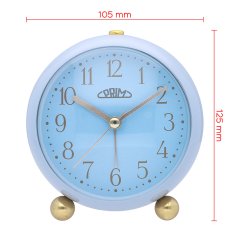Analogový budík kovový světle modrý PRIM Candy Pastel Alarm - B C01P.4189.31