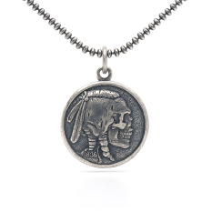 DIVERSE stříbrný přívěsek INDIÁN DI0P0017