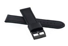 Černý řemínek na hodinky pro vegany Diloy 415.B01.18 - 18 mm