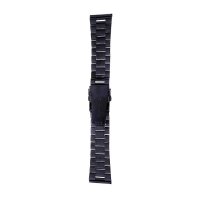 Černý nerezový řemínek k hodinkám RA-15330-2220-9090 - 22 mm