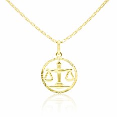 Zlatý přívěsek znamení Vah KLOP-067ZVA