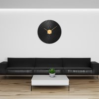 Designové kovové hodiny černé MPM Dynamic - B E04.4487.90