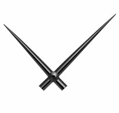 Černé hliníkové ručičky na hodiny 110 mm | 90 mm APH050B