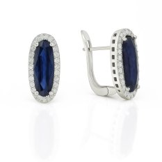 Elegantní stříbrné náušnice SGN-470