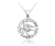 Stříbrný přívěsek s řetízkem MINET Zodiac znamení ŠTÍR JMAS9411SN45
