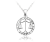 Stříbrný přívěsek s řetízkem MINET Zodiac znamení VÁHY JMAS9410SN45