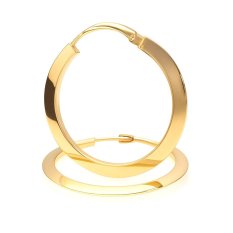 Masivní zlaté kruhy 35 mm KO-2318912886