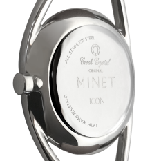 Stříbrné dámské hodinky MINET ICON SILVER ROSE MESH MWL5010