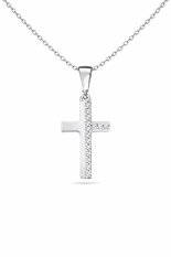 Křížek z bílého zlata ZP0400XJ71-1800