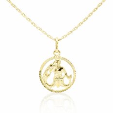 Zlatý přívěsek znamení Vodnáře KLOP-080ZVO