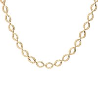 Zlatý dámský náhrdelník HELR-340