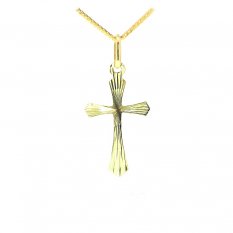 Křížek ze žlutého zlata KLOP-033