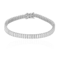 Stříbrný náramek zdobený zirkony SVLB0569XJ6BI18
