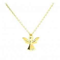 Zlatý náhrdelníček s andělíčkem NA000258