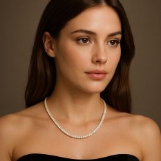 Luxusní pozlacený stříbrný náhrdelník zdobený zirkony SVLN0670XJ6GO45