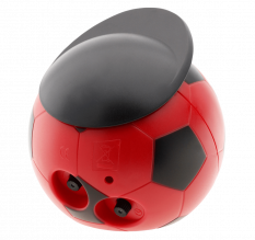 Dětský ručkový budík fotbalový míč JVD SR819.1