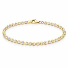 Zlatý náramek se zirkony ZB0186XJ74-7719