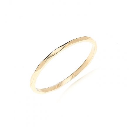 Jemný prsten ze žlutého zlata RA000780