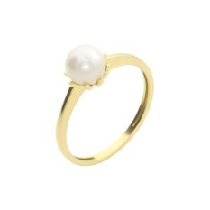 Zlatý prsten s perlou HELP-166