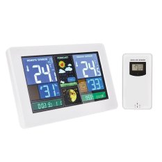 Barevná digitální meteostanice s USB nabíjením TE81W