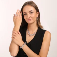 Stříbrný prsten SVLR0938S75BI54