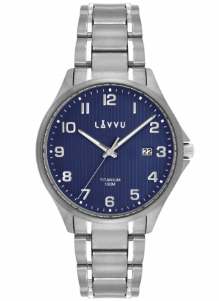 Pánské hodinky LAVVU TITANIUM LILLEHAMMER White LWM0122