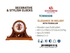 Stolní hodiny DOGENI TCW005DB