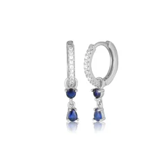 Stříbrné náušnice s kamínky SVLE3151XH2M100