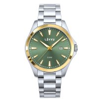 LAVVU 20 ATM Pánské hodinky ISBRYDER Gold-Green LWM0334