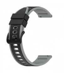 Dvoubarevný silikonový řemínek na hodinky CS0SBR44.54.20 - 20 mm