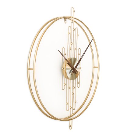 Designové kovové hodiny zlaté MPM Madrid E04.4490.80