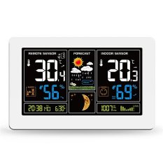 Barevná digitální meteostanice s USB nabíjením TE81W
