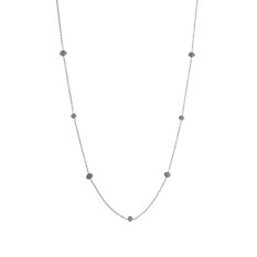Stříbrný náhrdelník Crystal Bead AL880-Argento-Grigio