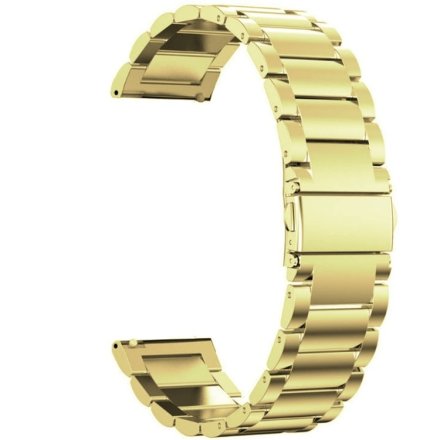 Zlacený masivní nerezový tah k hodinkám KLRO18ZLZL - 18 mm