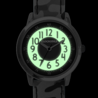 Chlapecké svíticí hodinky CLOCKODILE ARMY s maskáčovým vzorem CWB0031