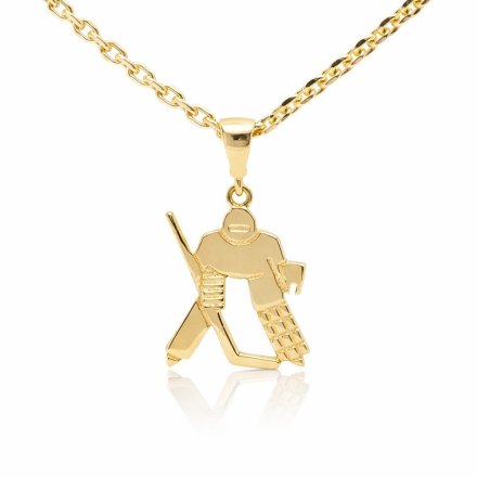 Zlatý přívěsek HOKEJOVÝ BRANKÁŘ PA001474