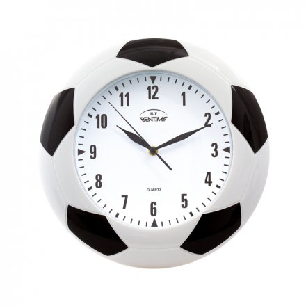 Nástěnné hodiny fotbalový míč H09-SC19809W