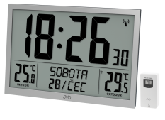 Velké rádiem řízený hodiny JVD RB9412.2