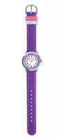 Fialové třpytivé dívčí hodinky se kamínky CLOCKODILE SPARKLE CWG5092