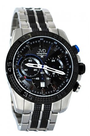 Pánské náramkové hodinky s chronografem JVD Seaplane JS27.1