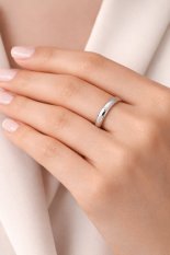 MINET+ Stříbrný snubní prsten JMAN0447SR71