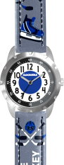 CLOCKODILE Svítící šedé chlapecké hodinky HOKEJ CWB0112
