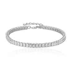 Stříbrný náramek zdobený zirkony SVLB0567XJ6BI18