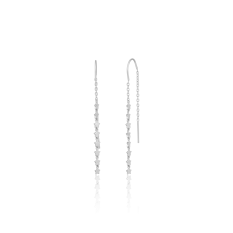 Elegantní stříbrné protahovací náušnice SVLE0704S750008